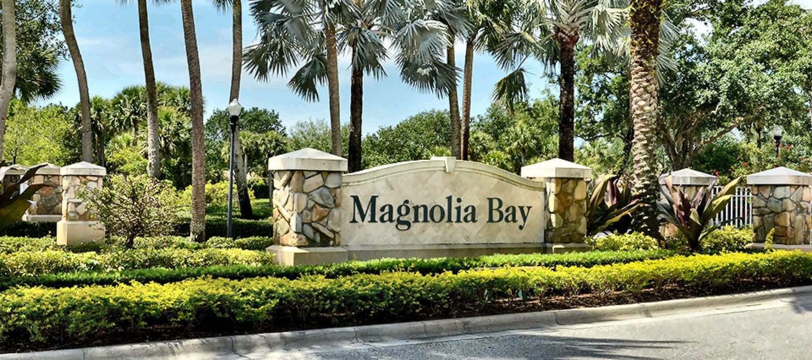 Magnolia Bay Gardens entrance